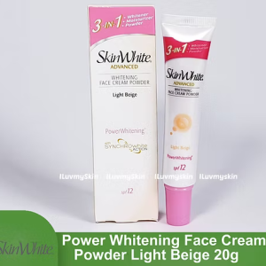 Skin White Advanced Power Whitening Face Cream Powder Light Beige 20g