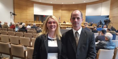 Catherine with Mark Hasse