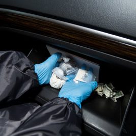 drugs in glove box