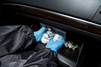drugs in glove box